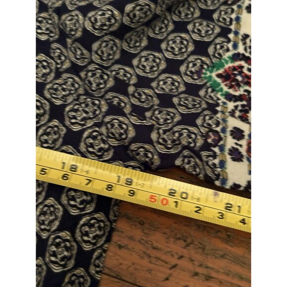 Step in Style Dress Tunic Embelished Boho L/XL Blue - Picture 6 of 8